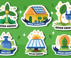 Green Technology Sticker set Collection