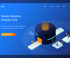 People Analyze Statistics With Graph Data Visualization