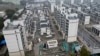 碧桂园在上海开发的没有完工的楼盘。(2024年2月29日)