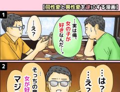 もし『異性愛』と『同性愛』が逆だったら? 漫画に「ハッとさせられた」の声