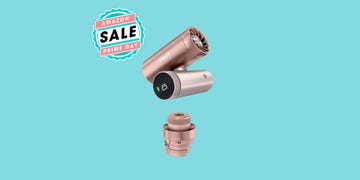 Shark hair dryer with Amazon Prime Day sale badge. Shark hair dryer with Amazon Prime Day sale badge.