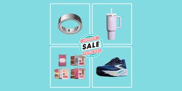 Amazon Prime Day sale items: fitness ring, tumbler, makeup, sneaker. Amazon Prime Day sale items: fitness ring, tumbler, makeup, sneaker.