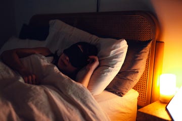melatonin every night safely melatonin every night safely woman suffering from insomnia. concept of mental health and sleep habits.