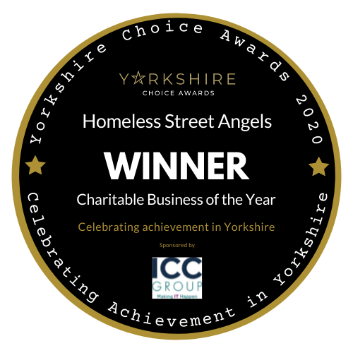 Homeless Street Angels Winners Badge