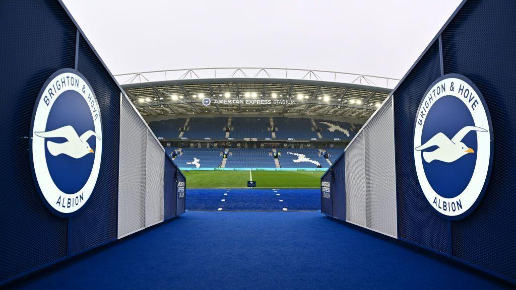 An inside view of the Brighton stadium