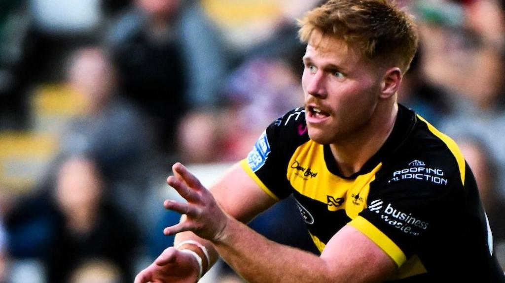 Tom Inman in action for York Knights