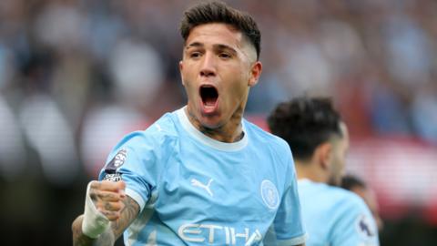 Man City's Enzo Fernandez