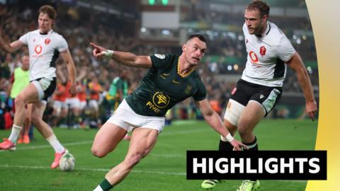 South Africa centre Jessie Kriel celebrates