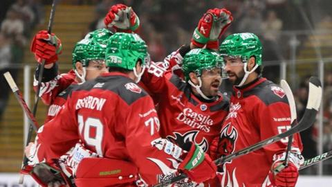 Cardiff Devils celebrate