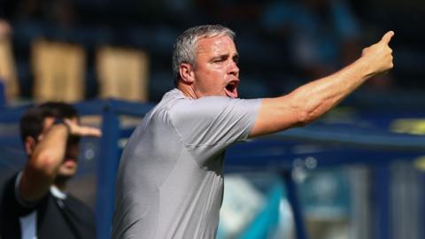Wycombe Wanderers manager Michael Duff points