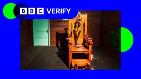 An electric chair used for executions in the US.