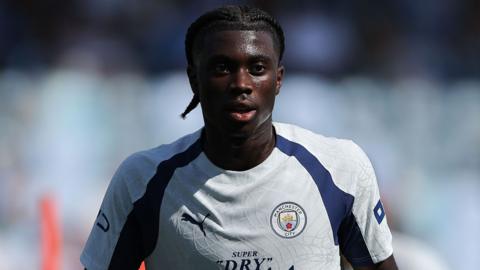 Manchester City winger Jeremy Monga