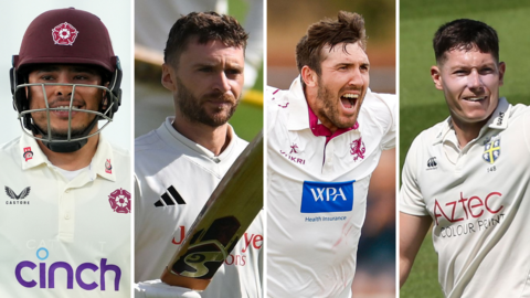 Ricardo Vasconcelos, Joe Clarke, Craig Overton and Matthew Potts in a split picture