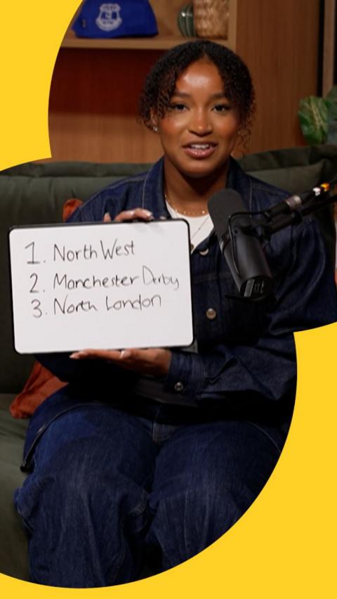 Rukiah Ally shows her list of the biggest derbies in English football
