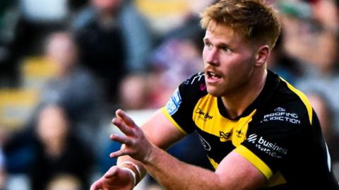 Tom Inman in action for York Knights