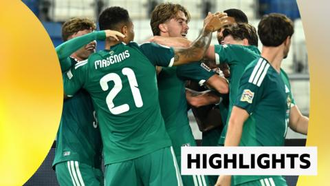 Northern Ireland celebrate