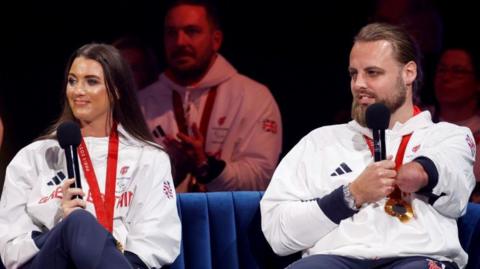 Amy Truesdale and Matt Bush