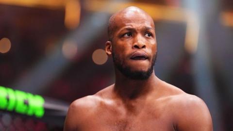 Michael Page looks on as he prepares to face Shara Magomedov during a UFC Fight Night event in February 2025