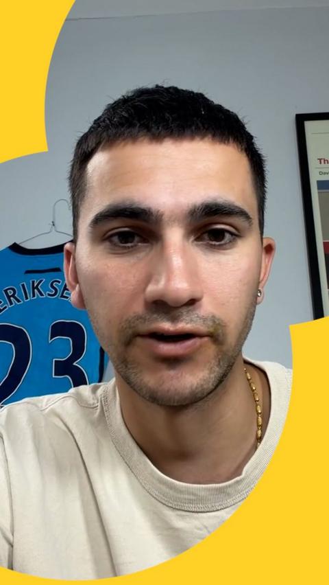 Tottenham Hotspur fan Kish Patel