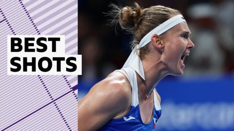 Czech Republic's Marie Bouzkova