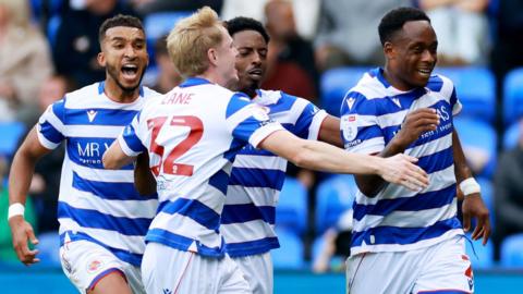 Reading players celebrate