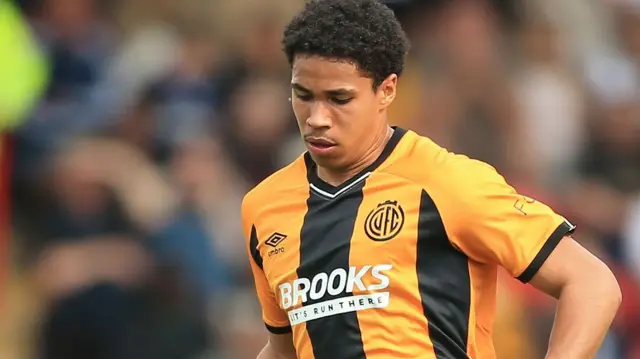 Mamadou Jobe in action for Cambridge United