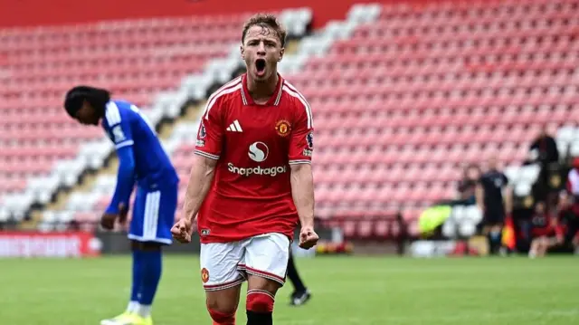 Manchester United's Amir Ibragimov