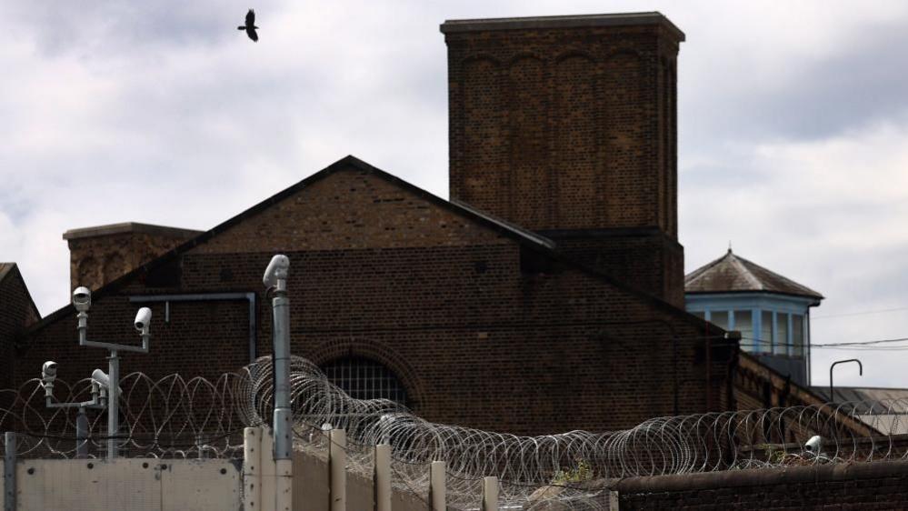 The exterior of Wandsworth Prison