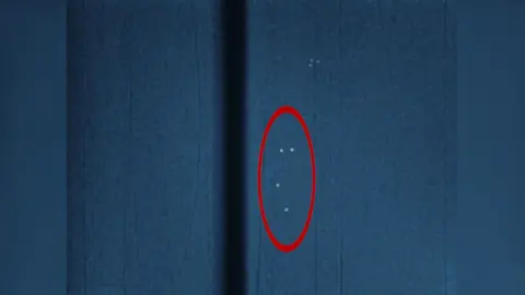 Multiple UFO's are circled.