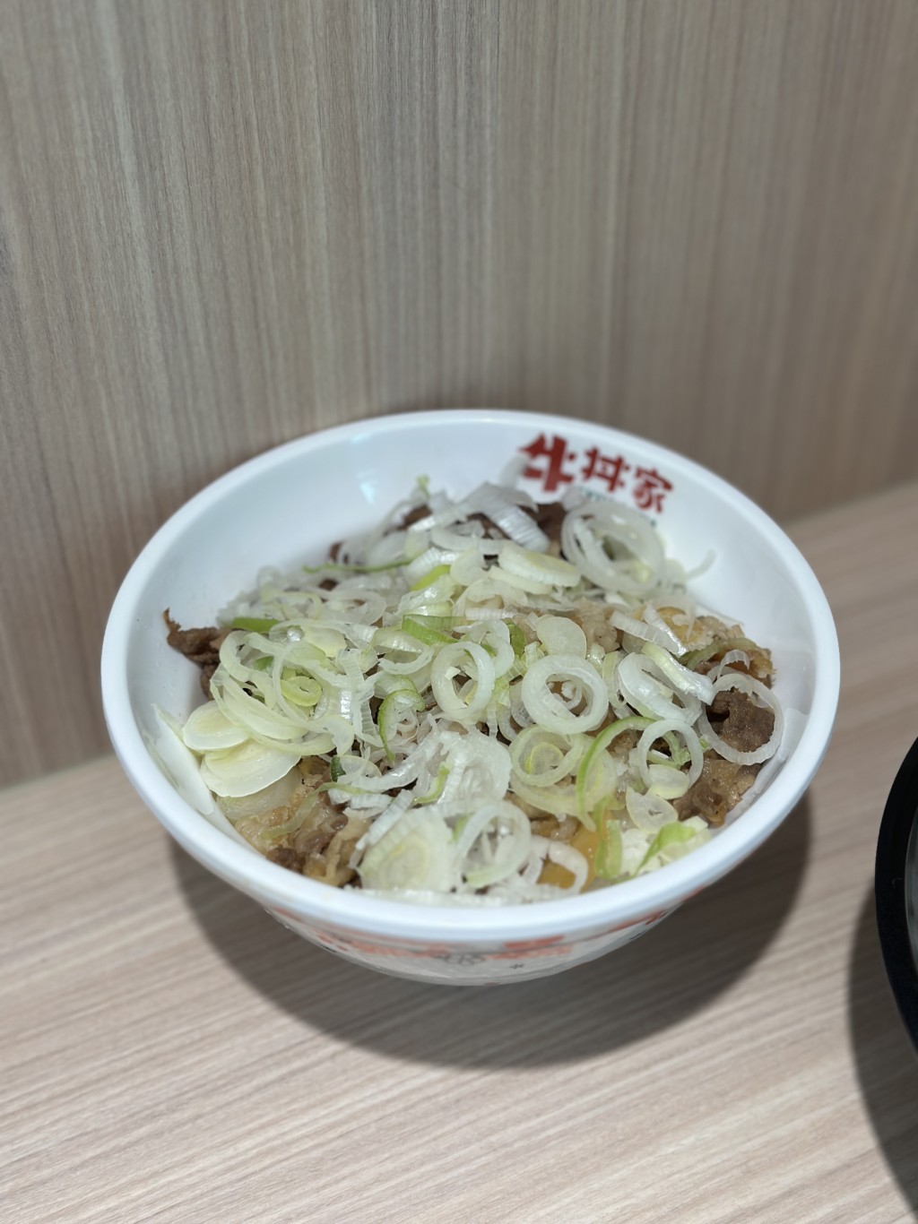 香蔥牛肉飯（細）$34（中）$39（大）$54