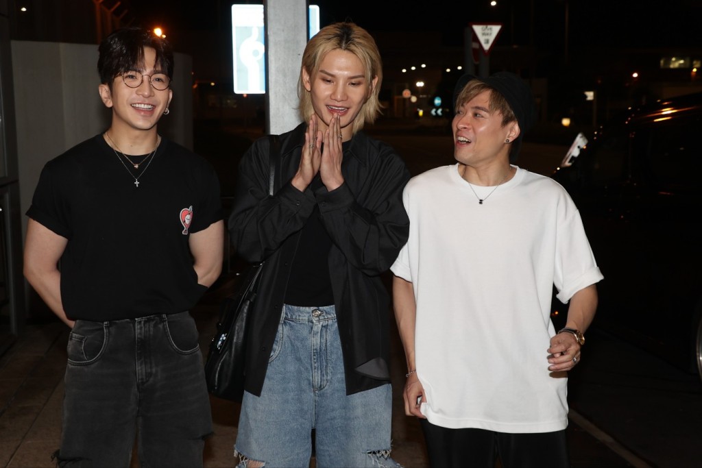 Anson Lo、Jeremy和Frankie一同現身。