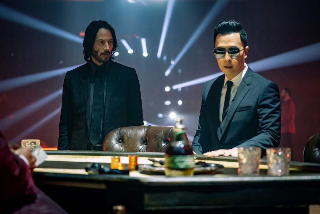 國際動作巨星甄子丹去年在《殺神John Wick 4》扮演失明殺手Caine。