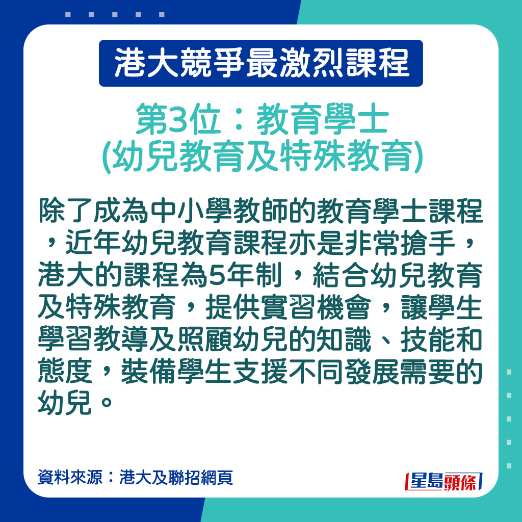 教育學士(幼兒教育及特殊教育) 的課程簡介。