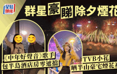 除夕煙花2024｜TVB小花孖富貴老公晒半山豪宅煙花視角  《中年好聲音》歌手包半島酒店房零遮擋景觀一流