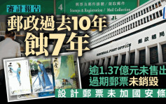 審計報告｜香港郵政10年間錄得7年虧損 與郵票設計師簽訂合約未加入維護國安條款