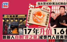 加太賀820萬沽紅磡自用舖 17年升值1.6倍 創辦人自創「花之戀」 成獎門人經典獎品