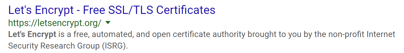 SSL/TLS certificates SSL/TLS certificates