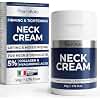 Neck Creams for Tightening and Firming Sagging Skin - Skin Tightening Cream for Face - Decollete & Chest, Under Chin Firming for Older Women - Neck Wrinkles Treatment with Collagen & Hyaluronic Acid