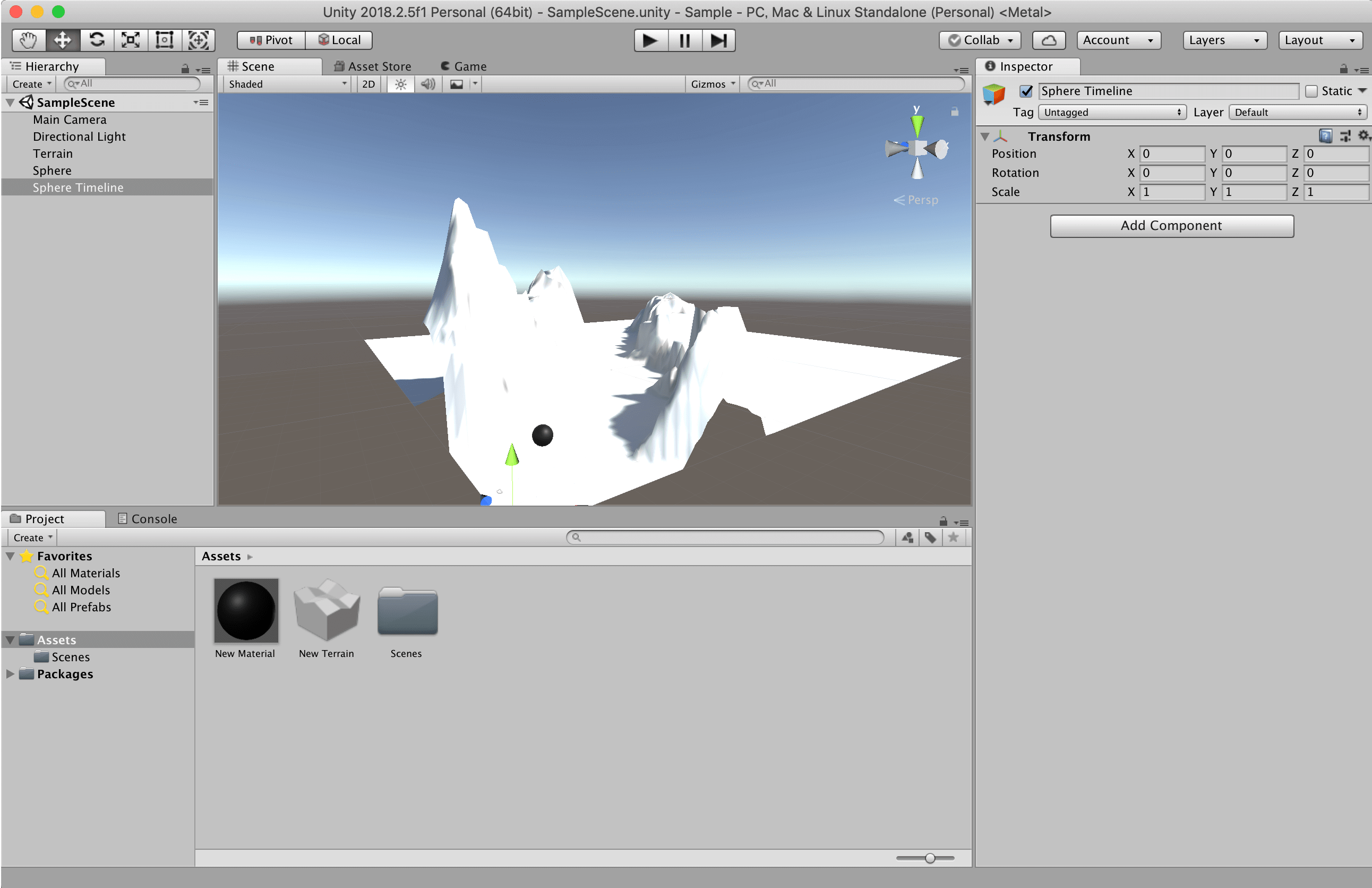 【Unity】Timeline(タイムライン)を使ってオブジェクトを動かす【準備編】