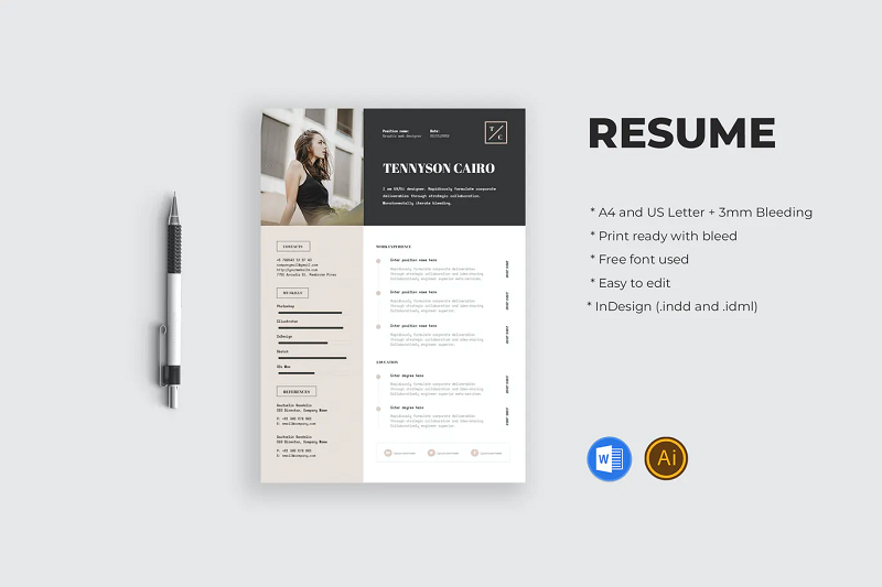 Simple resume template