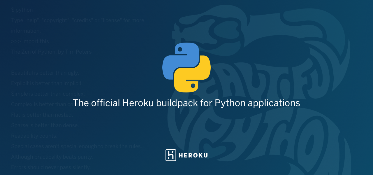 Heroku Cloud Native Buildpack: heroku/python