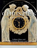 Lalique Glass and 20th Century Bronzes and Sculpture, Christie's South Kensington, London, May 11, 2001 Auction Catalog For Sale Lalique Auction Catalogue For Sale: Lalique Glass and 20th Century Bronzes and Sculpture, Christie's South Kensington, London, May 11, 2001