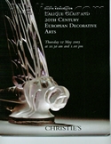 Lalique Glass and 20th Century European Decorative Arts, Christie's South Kensington, London, May 12, 2005 Auction Catalog For Sale Lalique Auction Catalogue For Sale: Lalique Glass and 20th Century European Decorative Arts, Christie's South Kensington, London, May 12, 2005