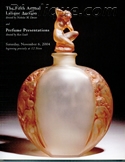 The Fifth Annual Lalique Auction with Perfume Presentations, Rago Arts and Auction Center, New Jersey, November 6, 2004 Auction Catalog For Sale Lalique Auction Catalogue For Sale: The Fifth Annual Lalique Auction with Perfume Presentations, Rago Arts and Auction Center, New Jersey, November 6, 2004