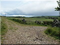 NT8265 : Berwickshire Landscape : Track junction between Renton House and Renton Barns cottages by Richard West