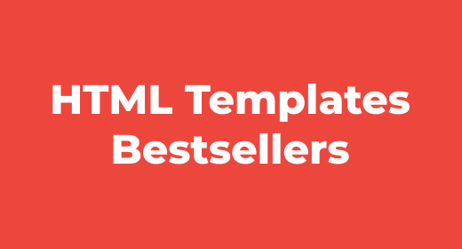 HTML Template Bestsellers