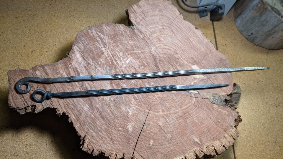 Intro to Blacksmithing - Viking forks!