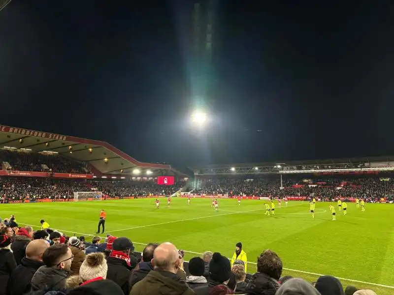 City Ground Stadium Brian Clough Lower Stand view