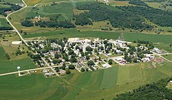 Aerial view of Hollandale