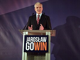 Partijleider Jarosław Gowin in 2013